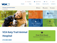 Tablet Screenshot of katytrailanimalhospital.com